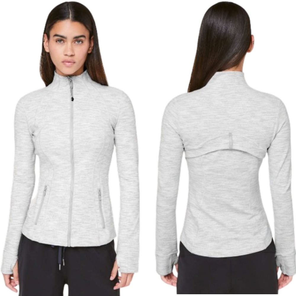 Lululemon Define Jacket Full Zip Grey - Wee Are From Space Nimbus Battleship 8